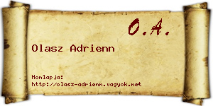 Olasz Adrienn névjegykártya